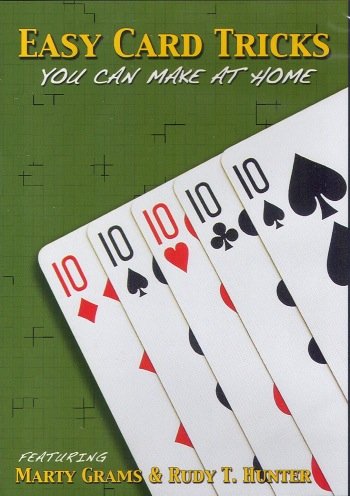 Easy Card Tricks You Can Make At Home, with Marty Grams and Rudy T Hunter DVD