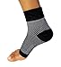 Footease Plantar Fasciitis Compression Socks: 1 Pair. No Logo Foot Sleeves Best for Arch Support, Edema, Heel Pain Relief. Great for Travel, Running, Night-time and Everyday Use.