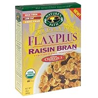 Nature's Path Organic Flax Plus Raisin Bran Cereal, 14-Ounce Boxes (Pack of 4)