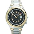 Timex 2H721 Men's Easy Set Alarm Gold-Tone and Silver-Tone Bracelet Watch with Date Display and Indiglo Night Light