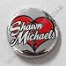 Shawn Michaels silber Anstecker