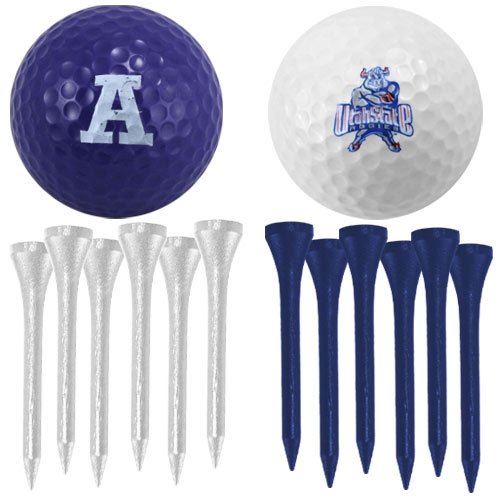 Utah State Aggies Two Golf Balls And Twelve Tees Set