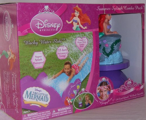 Disney Princess Wacky Water Slide Summer Splash Combo Pack The Little Mermaid