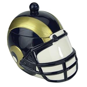 NFL St. Louis Rams 2-in-1 Ceramic Soup Tureen Cookie Jar by