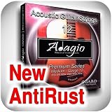 Adagio Premium Acoustic Guitar Strings Set (AntiRust 12-53w)