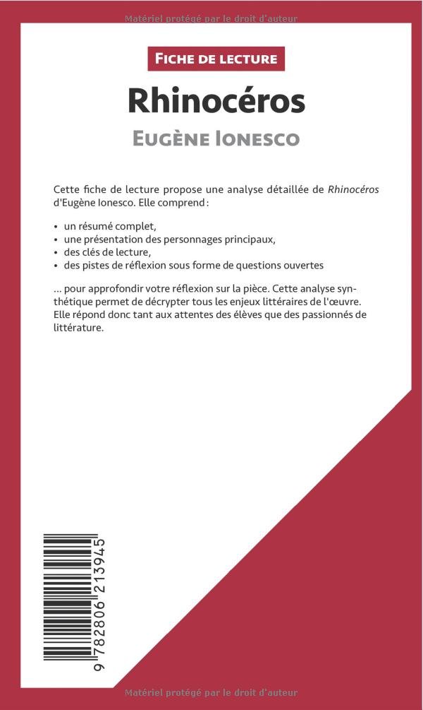 Les personnages de ionesco