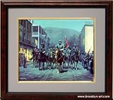 Stonewall Jackson At Harpers Ferry By Mort Kunstler Framed & Matted