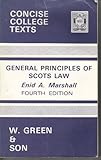 General principles of Scots law