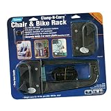 Camco 51430 RV Clamp-N-Carry Chair and Bike Rack