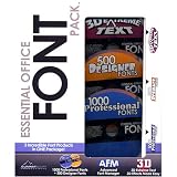 1500 True Type Fonts with Advanced Font Manager