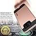 Galaxy S7 Edge Case Rose Gold, Beautifully Protected by Knooop. Stylish Advanced Protection Cell Phone Covers - Improved Shock Absorption - Ultra Slim