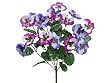 12 Bushes of 19" Artificial Pansy X8
