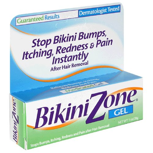 Bikini Zone Medicated Gel, 1 oz (28 g) (Pack of 3)