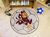 Arizona State Sun Devils Soccer Ball Floor Rug Mat