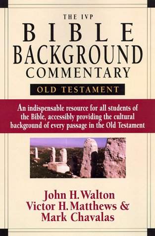 The IVP Bible Background Commentary: Old Testament under General in The Books Store