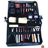 Deluxe Watch Repair Tool Kit for Minor Repairs in Zipper Case