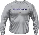 Baltimore Ravens -Grey- Speedwick Performance Long Sleeve Shirt