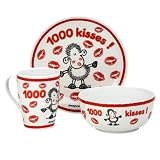 Eigenschaften Sheepworld  / Frühstücks-Set Sheepworld Groesse: Teller: 20, Schale: 14,5 cm Lieferumfang: Teller, Tasse, Müslischale