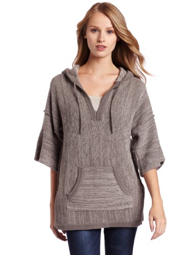 Rip Curl Womens Mika Poncho, Steel Gray, Small