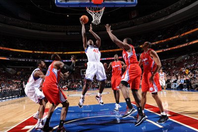 Los Angeles Clippers v Philadelphia 76ers: Elton Brand Photographic Poster Print by Jesse D. Garrabrant, 24x36