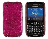 Hard Sparkles Case for BlackBerry Curve 8520 / 8530 / 9300 - Hot Pink