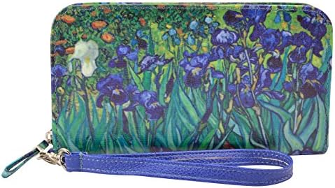 Alicia Klein® A92MS-Parent Vegan Zip Around Wristlet Wallet Cards Bills Coins Cell Phone Passport