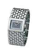 Cobra - CO105/1SGR - Montre Femme - Quartz Analogique - Bracelet M&eacute;tal Argent&eacute; - Cadran Gris avec Strass