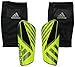adidas Performance Ghost Pro Shin Guards, Solar Yellow/Black/Iron Metallic Grey, Small
