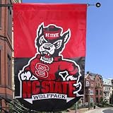 North Carolina State Wolfpack - Large Size 28 Inch X 44 Inch Flag / Banner