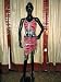 Maroon Bra Choli Hip Wrap Scarf Coin Bellydance Costume M