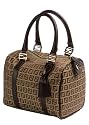 Fendi 8BL068 Mini Duffle Bag-Zucchini Beige Print