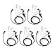 GoodQbuy 2 Pin PTT Mic Covert Acoustic Tube Earpiece Headset for Icom Radio IC-F24S IC-F31 IC-F3 IC-F3S IC-F4 (Pack of 5)