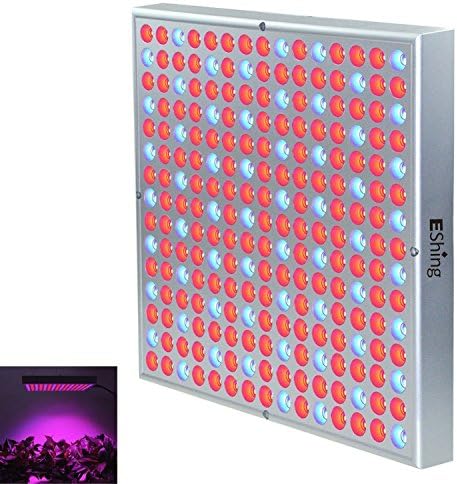 EShing 14W Red and Blue LED Plant Growing Light Panel Reflector Design Hanging Light for Indoor Hydroponic Garden and Greenhouse Plant Veg Flowering Grow Light System