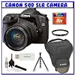 Canon EOS 50D SLR Digital Camera [OutFit] w/ Canon 18-200mm EF-S IS Lens + Canon Zoom Pack 1000 (Holster Style Case) + 16GB + UV + Advanced Shooters Package K# 1