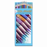 Prismacolor Col-Erase Erasable Colored Pencils, 12-Color Set