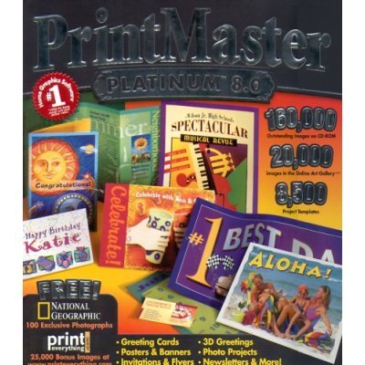 Software: Print Master Platinum Version 8.0