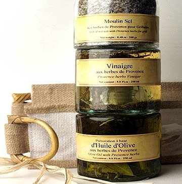 Sea Satls, Olive Oil & Herbes de Provence Large Gift Set by Olive Oil