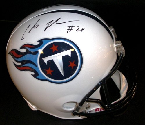 Chris Johnson Autographed Tennessee Titans Full Size Helmet