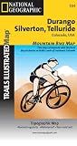 51468BYPS6L. SL160  National Geographic Durango, Silverton, Telluride, Colorado, USA Trails Illustrated Map: Mountain Bike Map (Speciality)