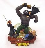Limited Edition Harry Potter The Troll Battle Masterpiece Figurine Statue with Certificate of Authenticity
