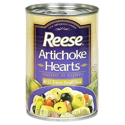 Reese Artichoke Hearts, Extra Small Size, 14-Ounce Cans (Pack of 12)