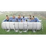 Intex 18' x 9' x 52 Ultra Frame Deluxe Pool Set
