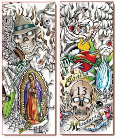 Gangsta Tattoo Sleeve (MEDIUM)
