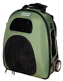 Pet Gear I-Go2 Weekender Roller Backpack Dog Carrier- Sage Green
