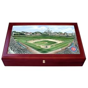 Chicago Cubs Wrigley Field Stadium Colorprint Desk Box by 