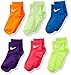 Nike Multi- Color Toddler Girls Socks Size 5-6 US Shoe Size 9C- 13C