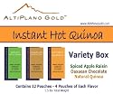 AltiPlano Gold Gluten-Free High Fiber Whole Grain Instant Hot Quinoa Cereal: Variety Box Sampler