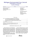 Michigan Environmental Law Journal