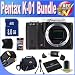 Pentax K-01 16MP APS-C CMOS Compact System Camera [Body] (Black) + Extended Life Battery + 8GB SDHC Class 10 Memory Card + USB Card Reader + Memory Card Wallet + Deluxe Case w/Strap + Shock Proof Deluxe Case + Mini HDMI to HDMI Cable + Accessory Saver Bundle!