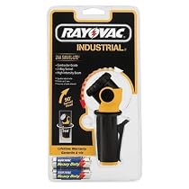 Rayovac 2AA Industrial Swivel  Flashlight with Two HD AA Size Batteries